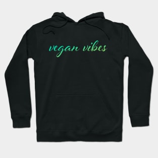 Vegan vibes black Hoodie